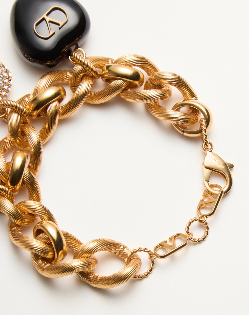 Coeur Royal armbånd i metal, emalje og Swarovski® krystaller