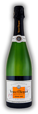 Veuve Clicquot Demi Sec Veuve Clicquot Demi Sec Eine Cuvée mit zart-lieblichem Aroma und wunderbarer Frische. 0,75	 Liter - Vol 12%