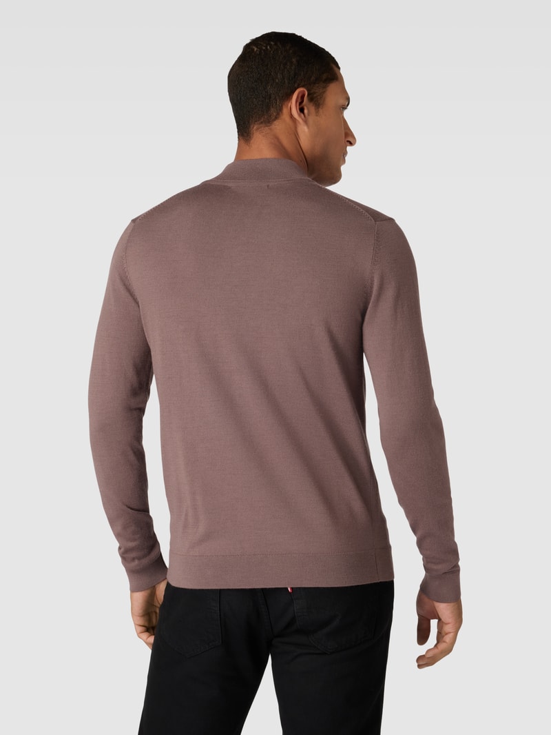 Strickpullover mit Turtleneck Modell 'TOWN' in hellbraun