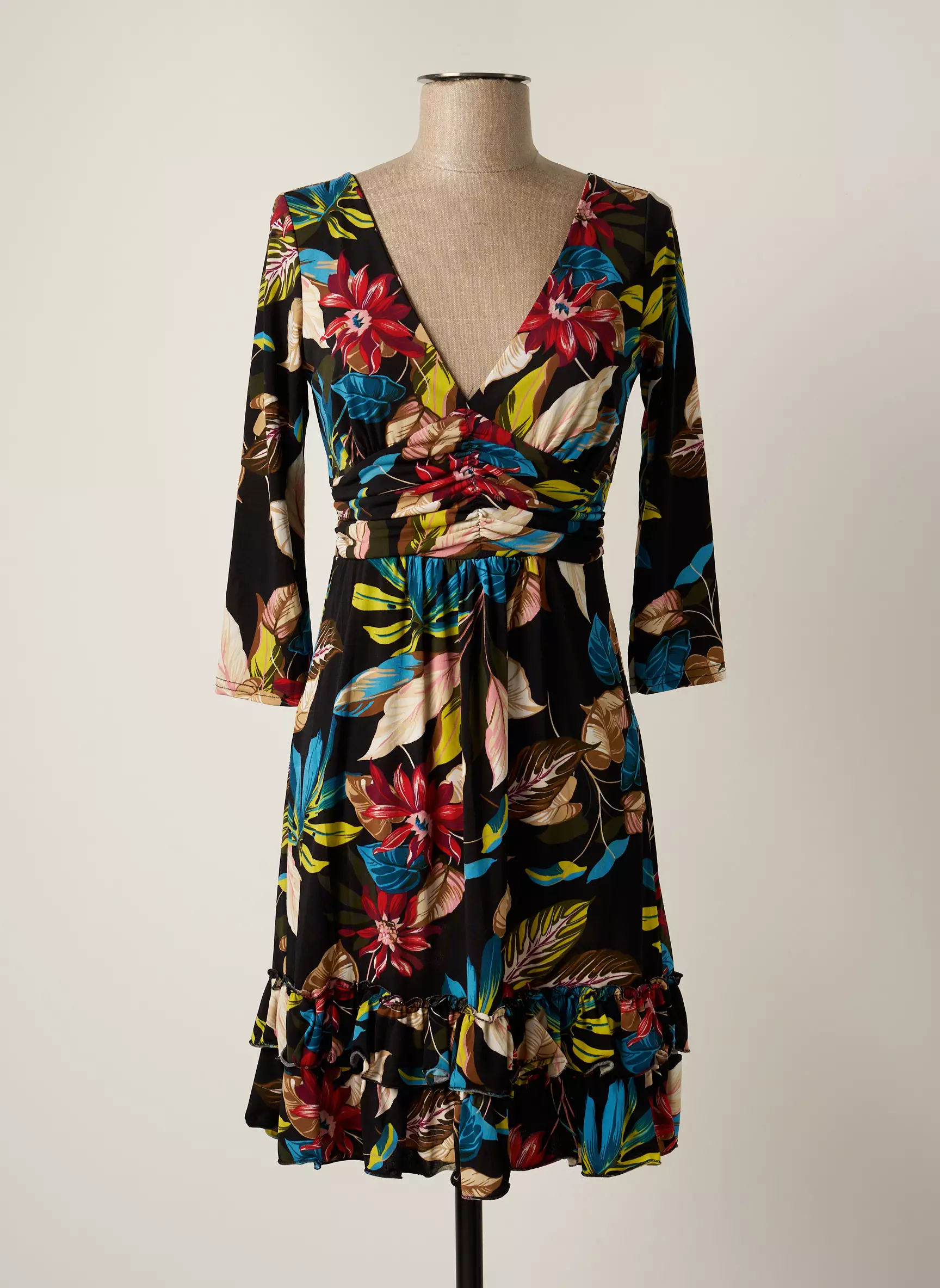 Fifilles Robes Mi Longues Femme couleur noir