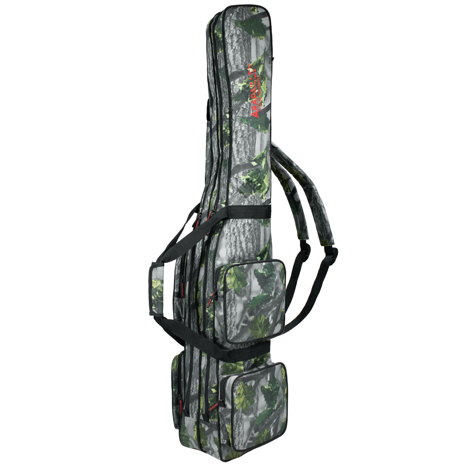 Arapaima Fishing Equipment Rise Grey Wood 190 cm 2-Fach Rutentasche