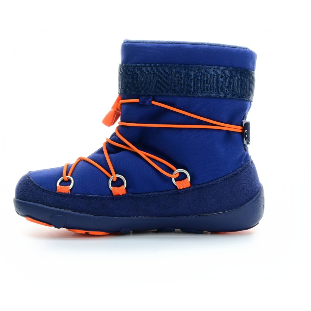 Affenzahn Schneestiefel Vegan Snowy Elefant Blau Winterbarfußschuhe