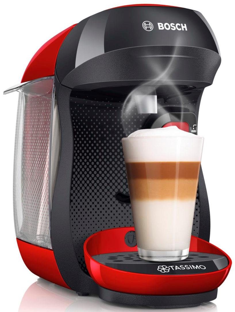 TASSIMO Kapselmaschine HAPPY TAS1003, 1400 W, vollautomatisch, geeignet für alle Tassen, platzsparend