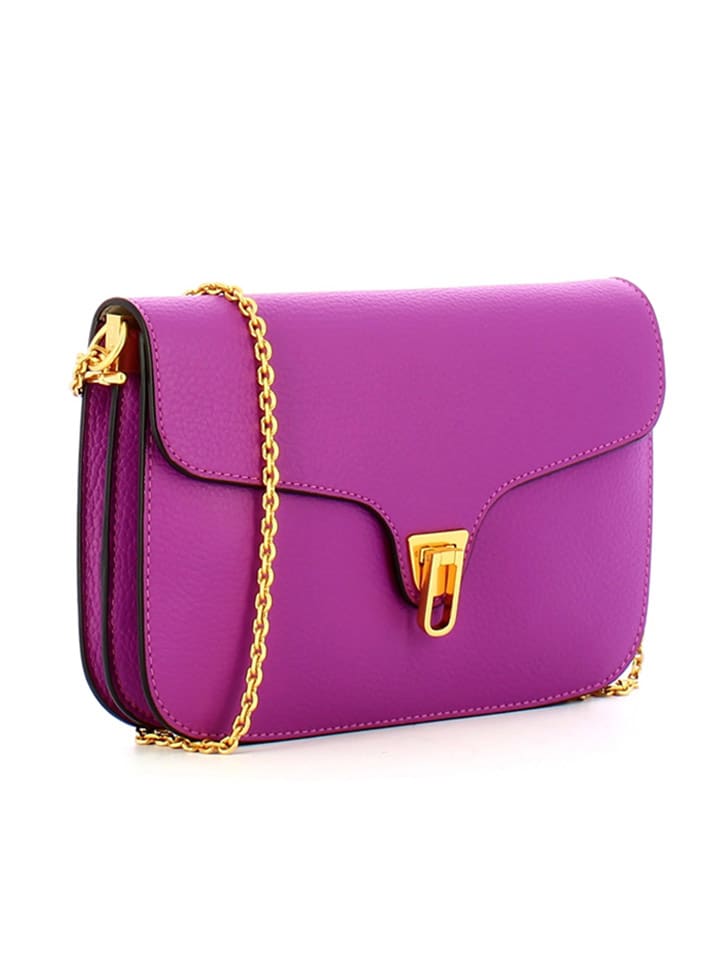 COCCINELLE Leder-Umhängetasche in Lila - (B)23,5 x (H)15 x (T)5 cm günstig kaufen onesize