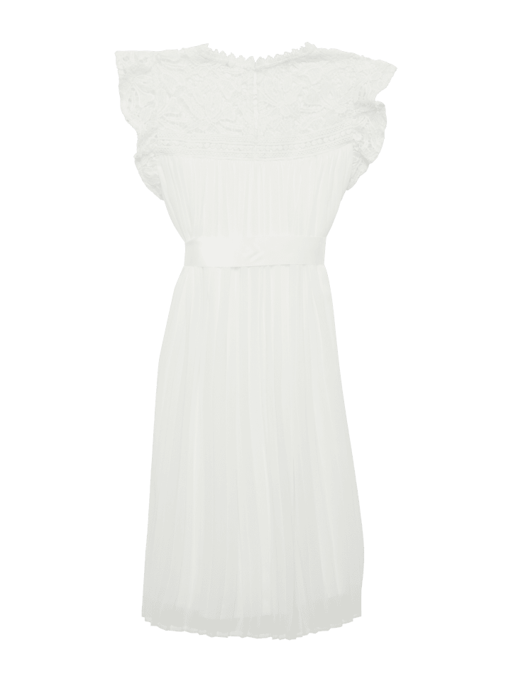 s.Oliver Kleid kurz in Creme günstig kaufen