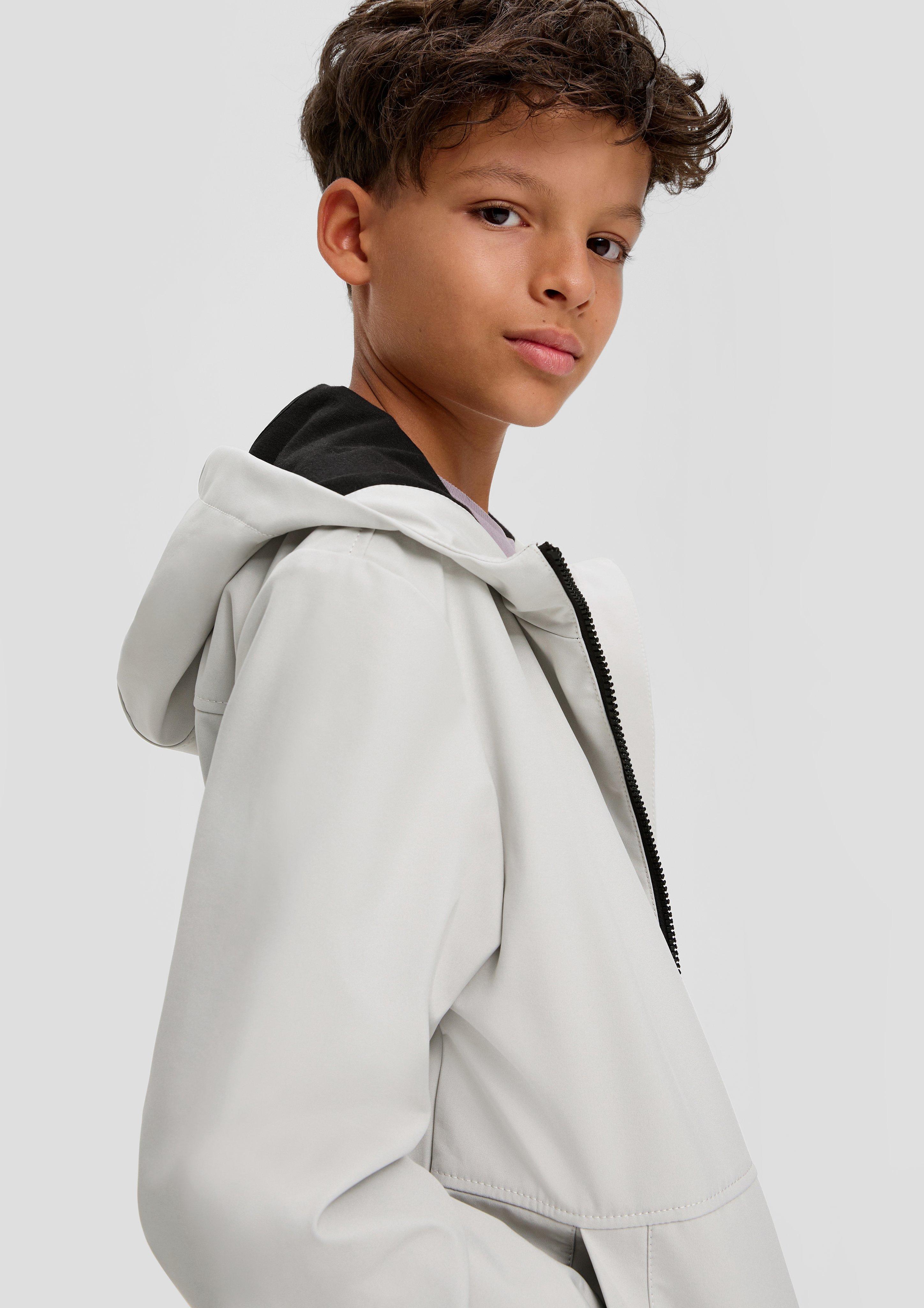 Softshell-Jacke mit Kapuze  2140109-0330
