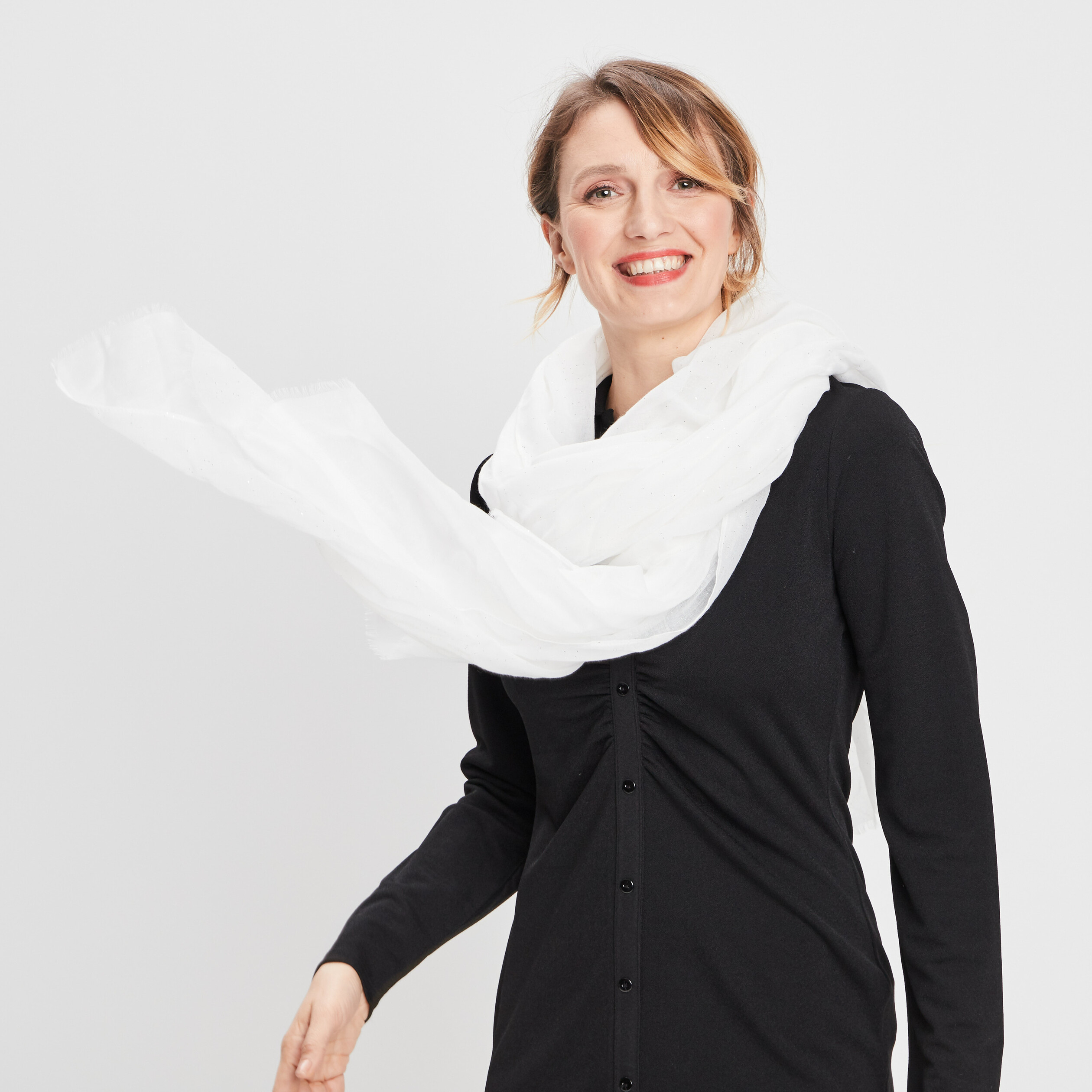 Foulard ecru femme | La Halle