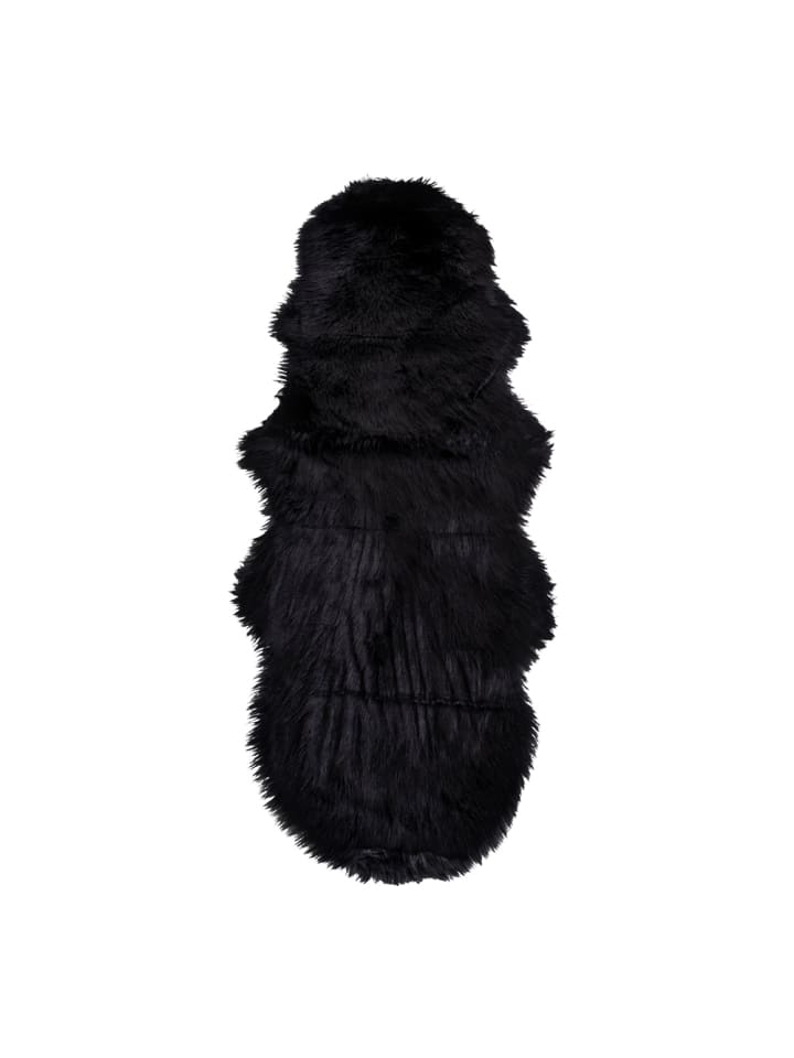 ebuy24 Lammfell Laila Schwarz 60 x 180 cm günstig kaufen onesize