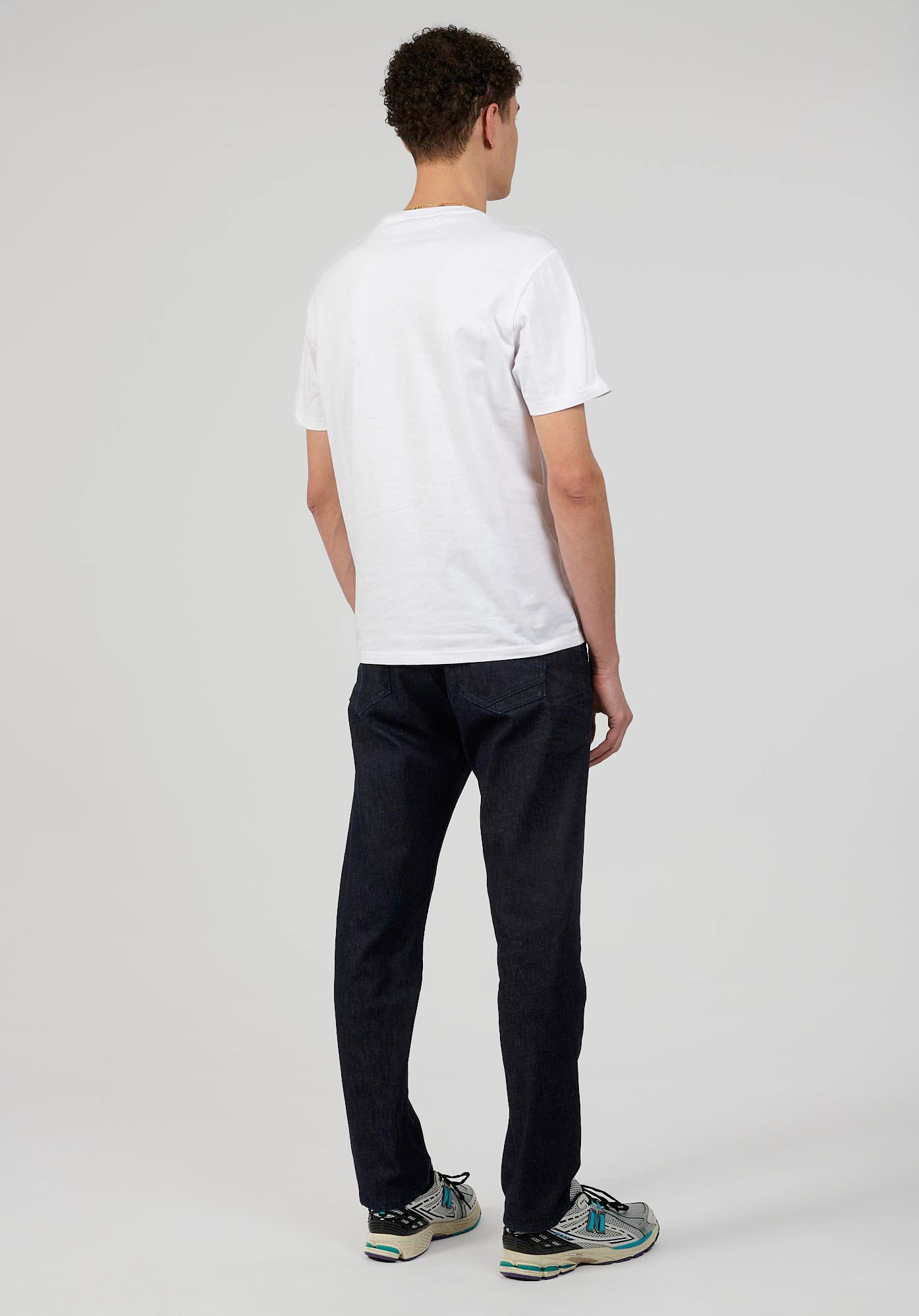 NAINT  T-shirt blanc homme 100% coton