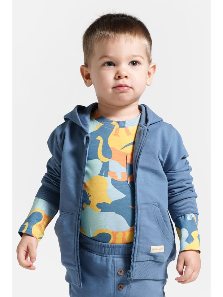 Coccodrillo Sweatshirt mit Reißverschluss in dunkelblau günstig kaufen