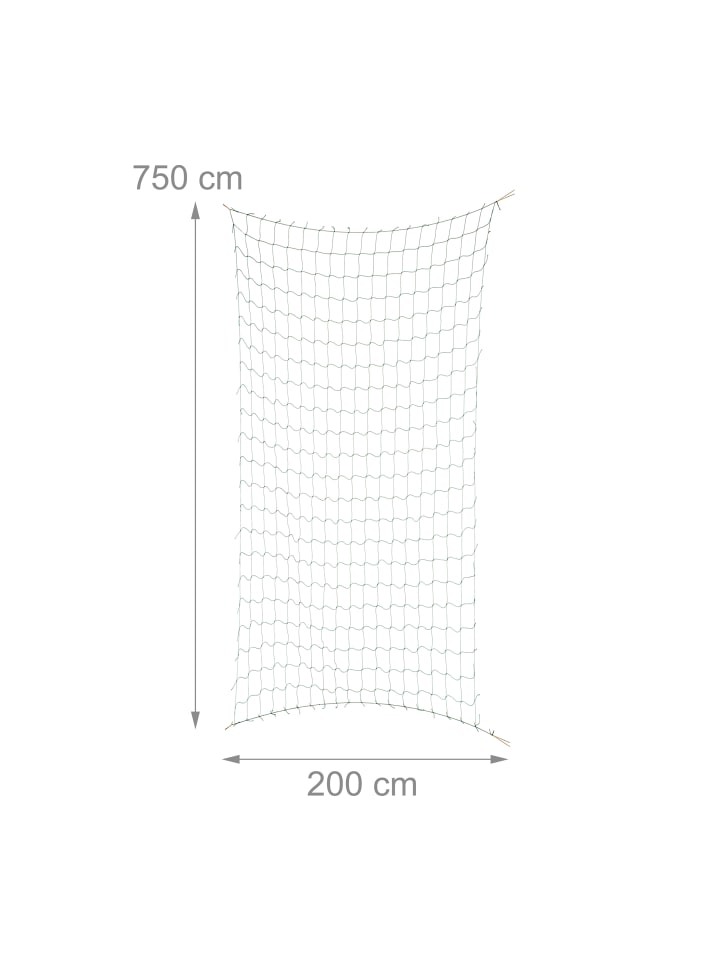 relaxdays Ranknetz in Grün - (B)750 x (H)200 cm günstig kaufen onesize
