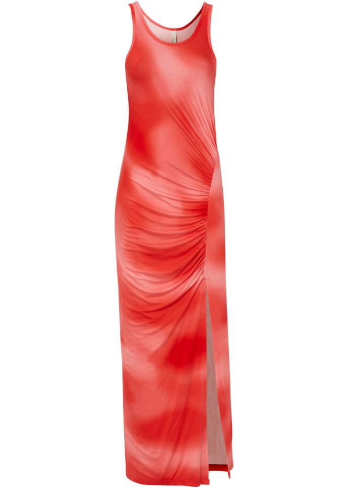 Jerseykleid mit Raffung und Cut-Outs