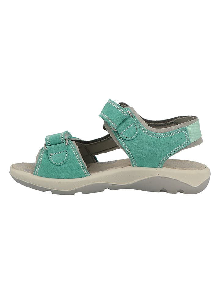Lurchi Leder-Sandalen in Türkis günstig kaufen