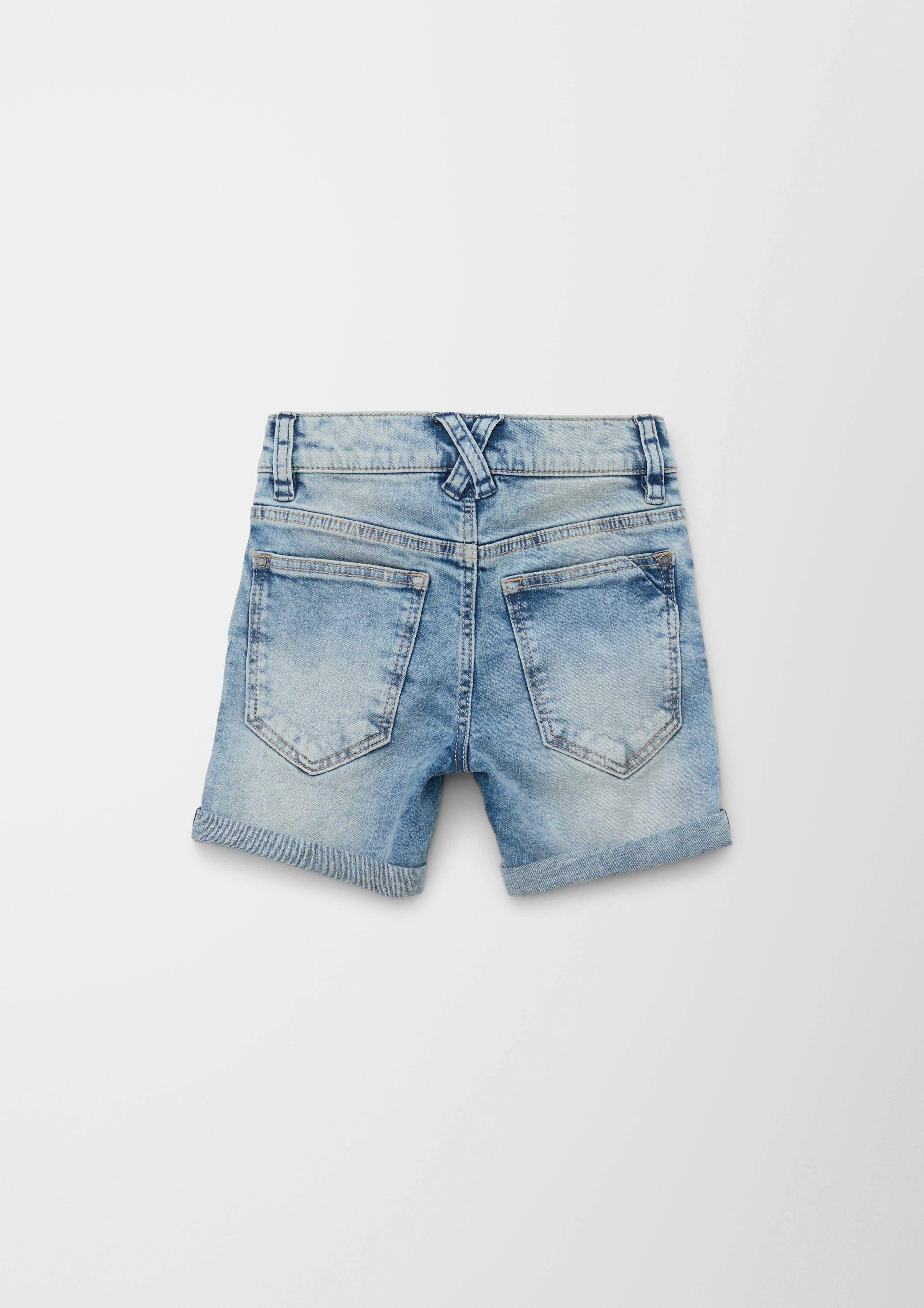 s.Oliver Jeansshorts Jeans-Bermuda Brad / Slim Fit / Mid Rise / Slim Leg Waschung
