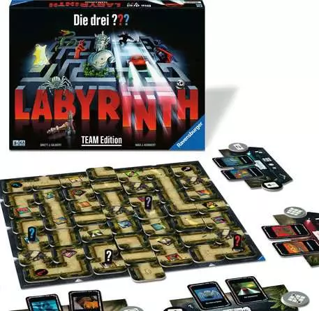 Die drei ??? Labyrinth - Team Edition - Spiel ab 8 Jahren