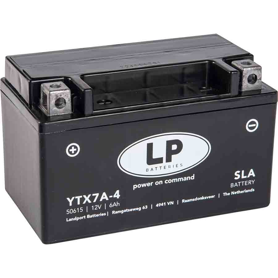Landport SLA 12-6 Motorrad Batterie, 12 V 6 AH - ATU