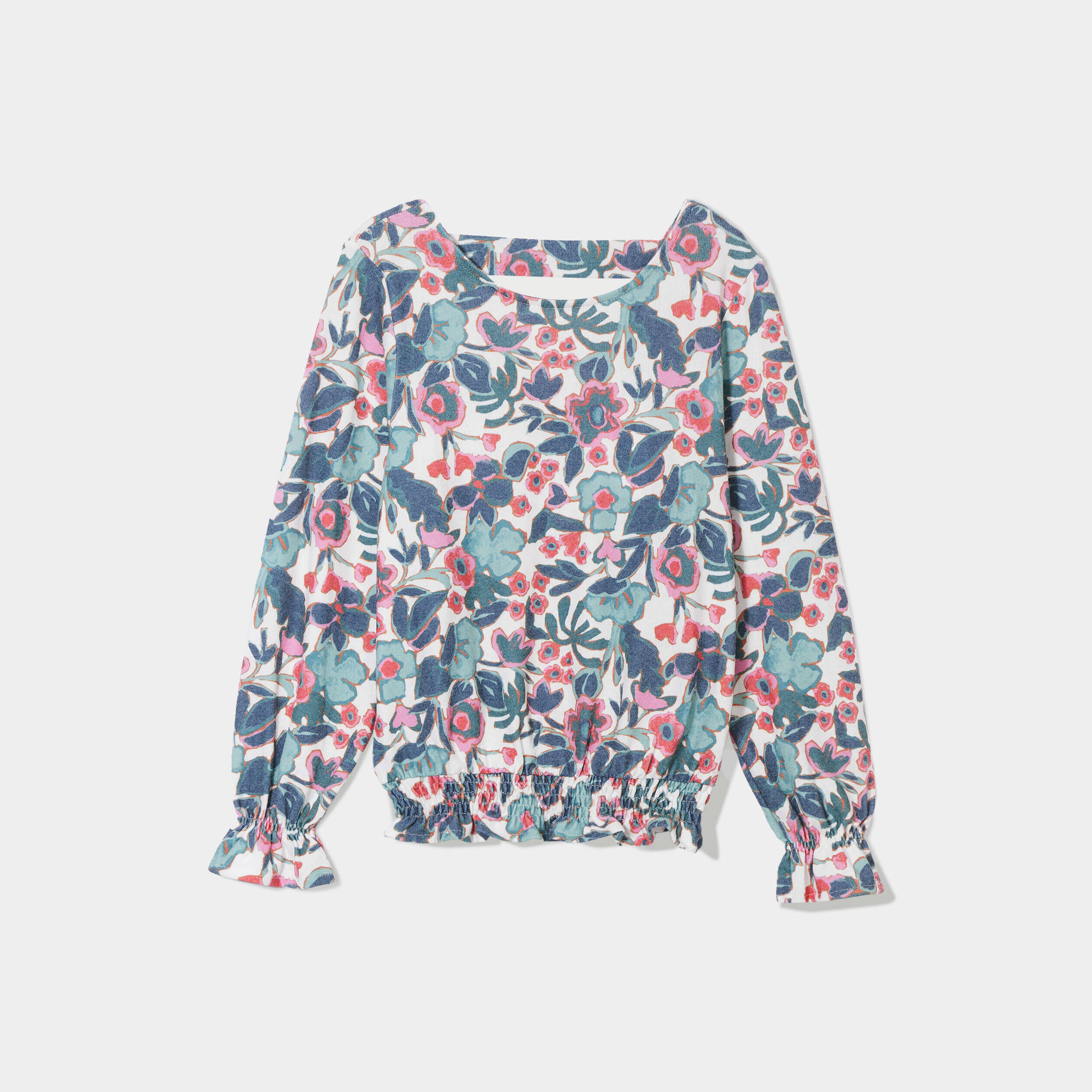 T-shirt manches longues blanc femme | Cache Cache