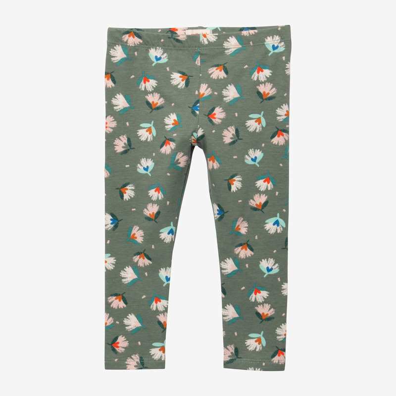 Leggings bébé fille herbier vert Catimini