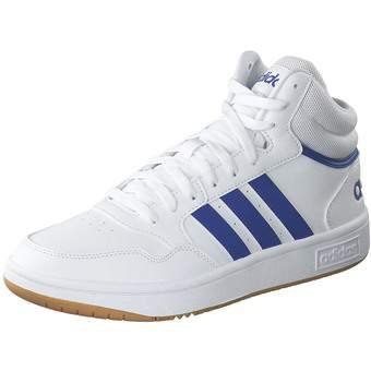 adidas Hoops 3.0 Mid Sneaker in weiß
