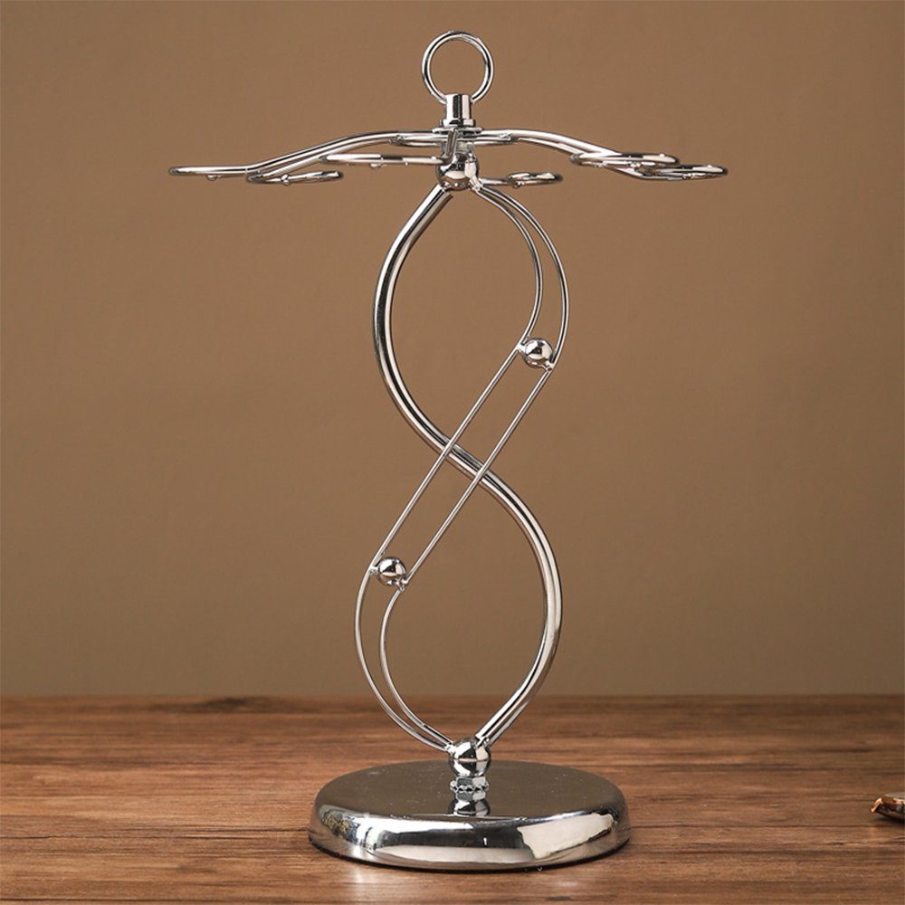 Zimtky Gläserhalter Wein- und Glasständer, stilvoll und platzsparend, 37 cm Höhe