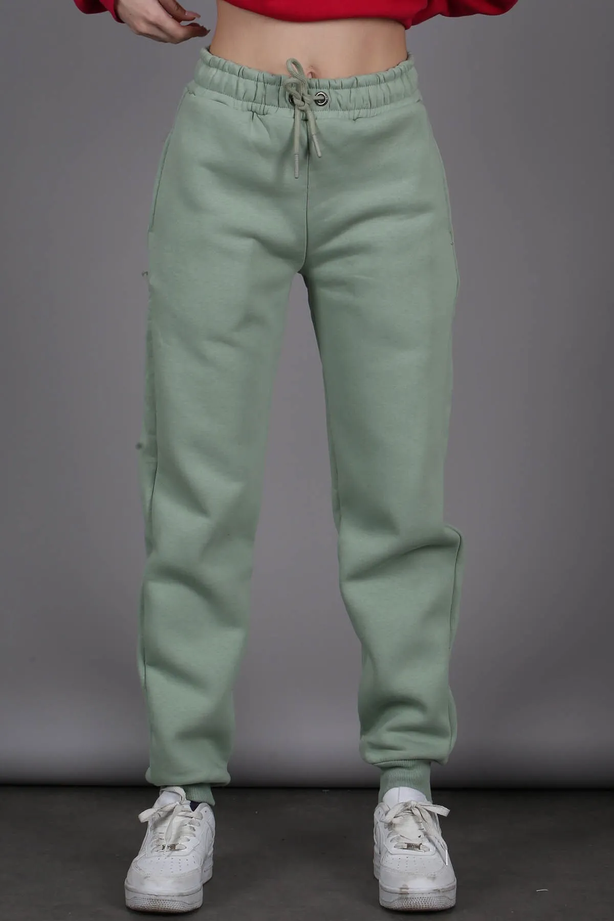 Madmext  Mintgrüne Damen-Jogginghose mit elastischem Bund Mg1568