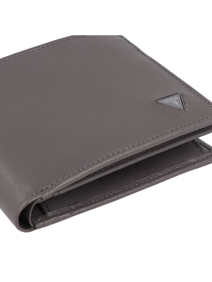 Guess Madrid Geldbörse Leder 12 cm in grey günstig kaufen onesize
