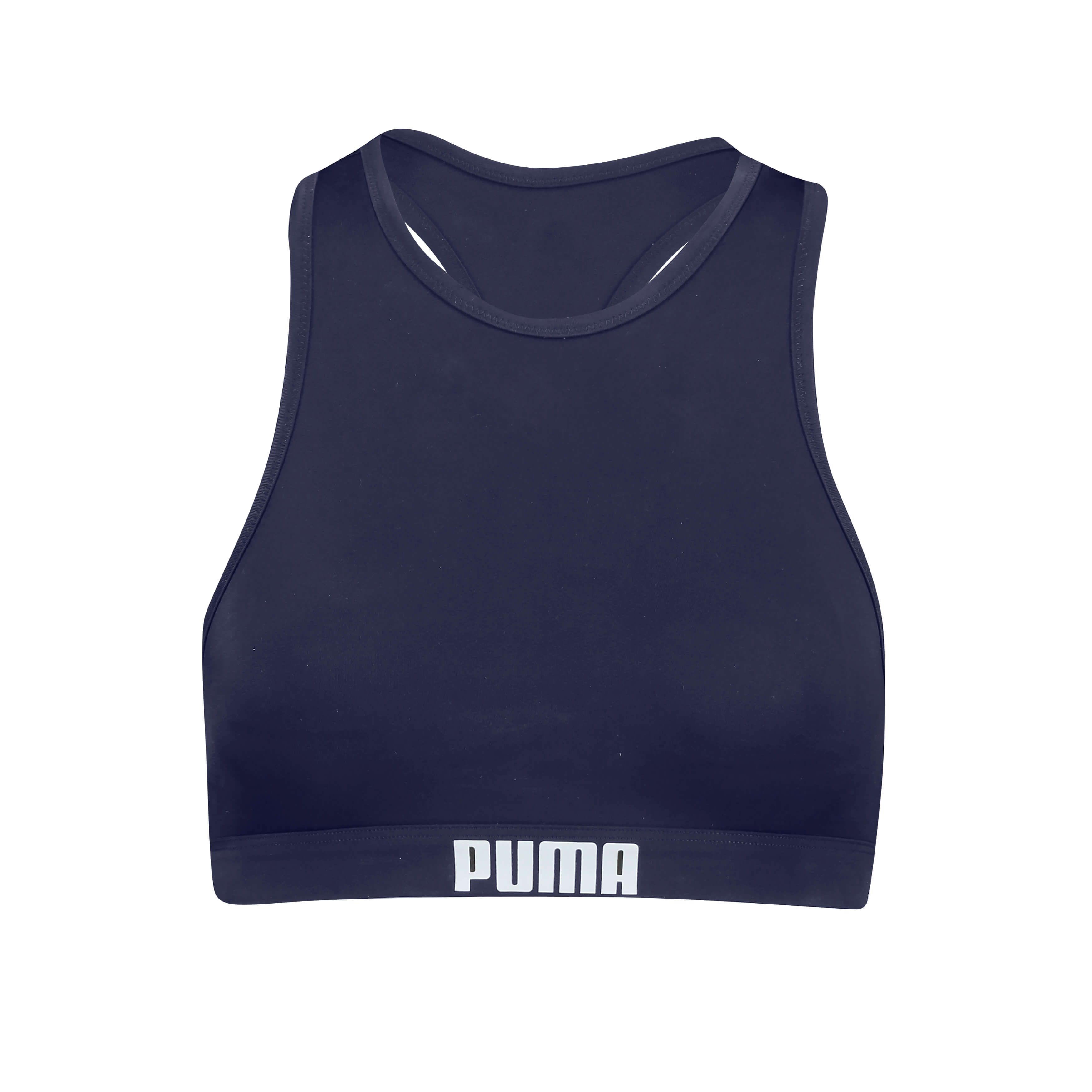 PUMA Navy Damen Racerback Bikini-Oberteil