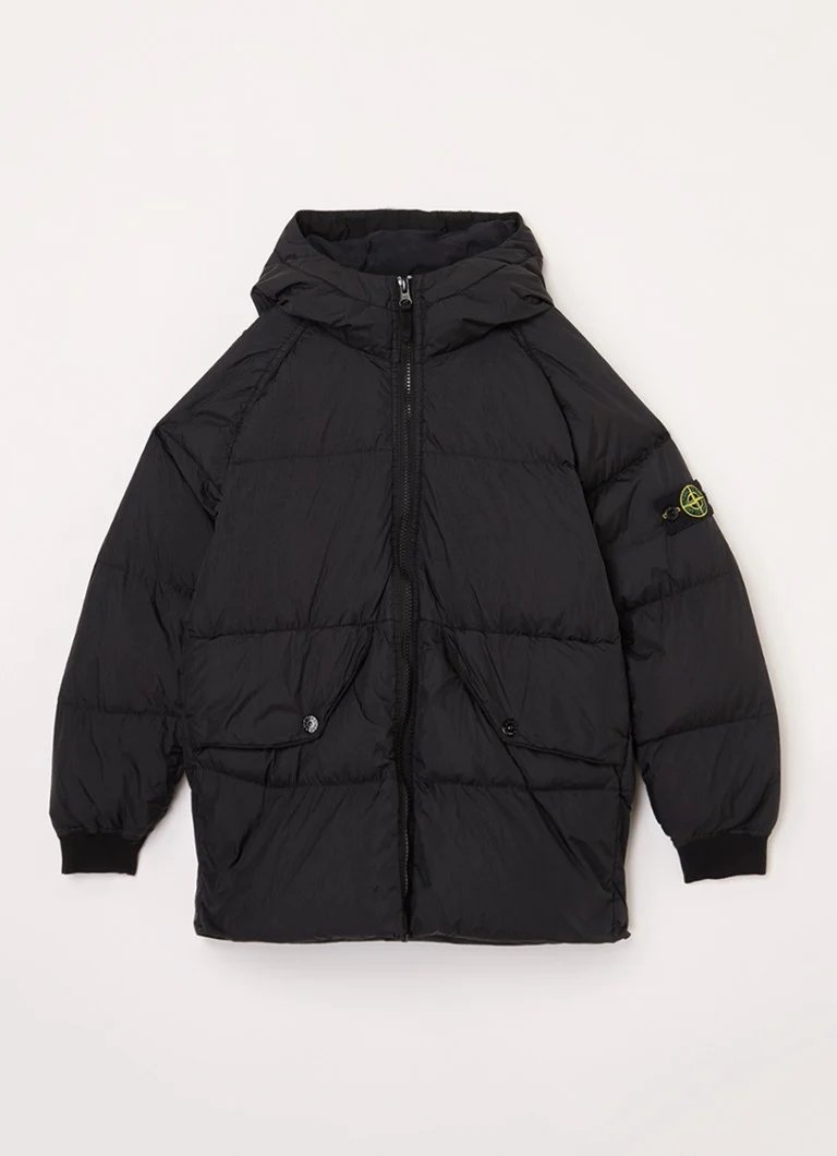 Doudoune Stone Island 40223 avec garnissage en duvet et capuche
