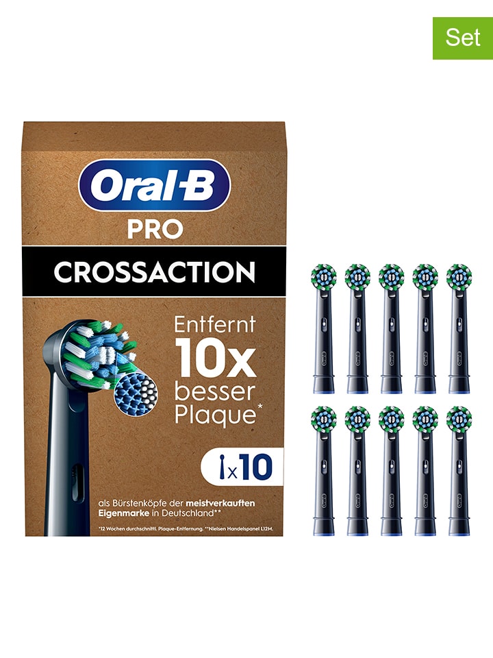 Oral-B 10er-Set: Ersatz-Bürstenköpfe 
