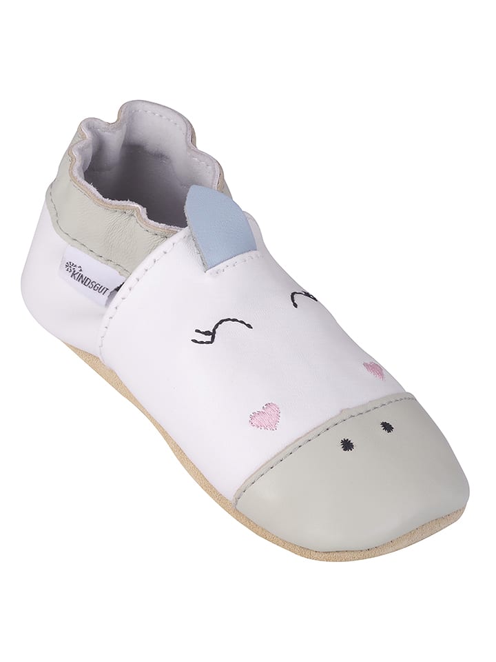 Kindsgut Leder-Krabbelschuhe 