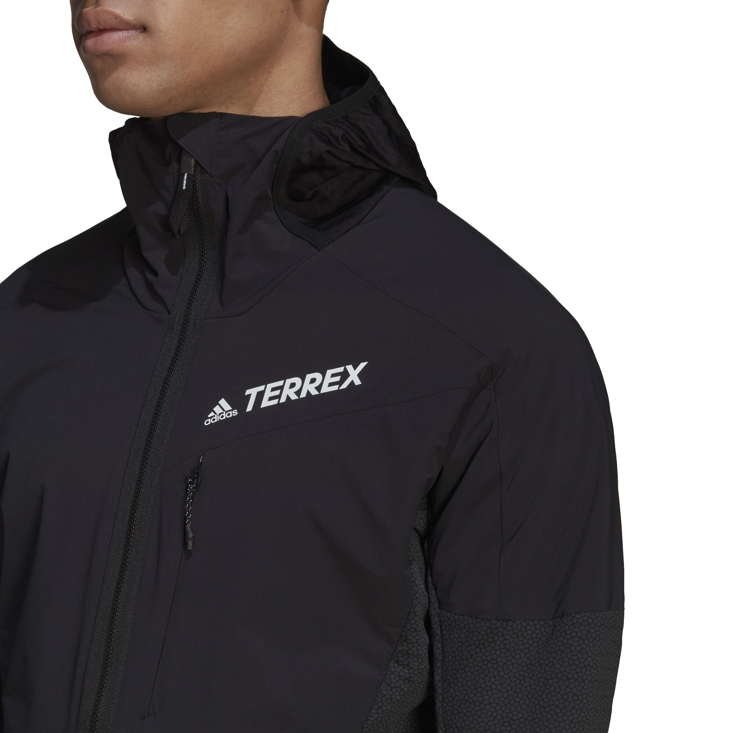 Fleece Hoody Herren - Schwarz