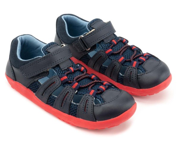 bobux step-up ~ Summit Sandale ~ Navy & Red