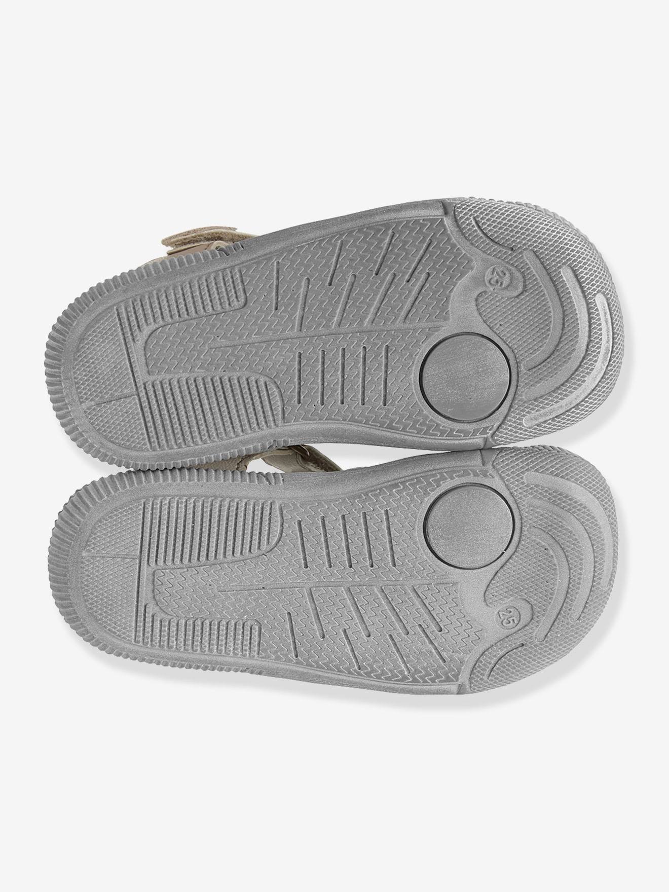 Vertbaudet Jungen Sandalen mit Anziehtrick - grau