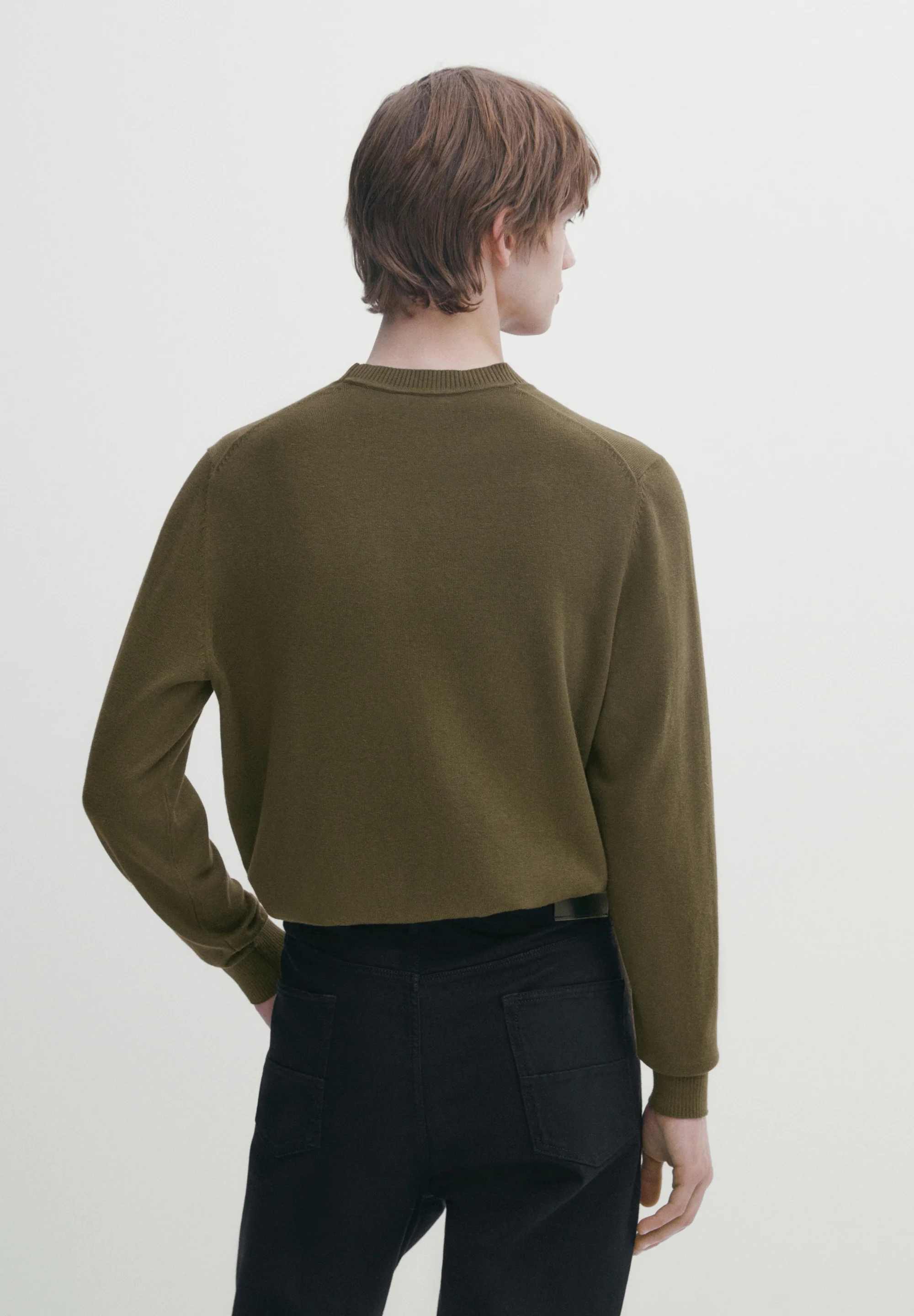 Massimo Dutti CON CUELLO REDONDO - Suéter