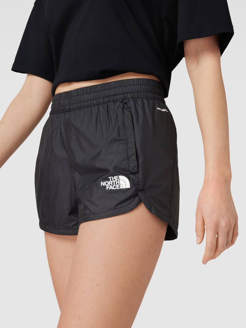 Shorts mit Label-Detail Modell 'HYDRENALINE' in schwarz