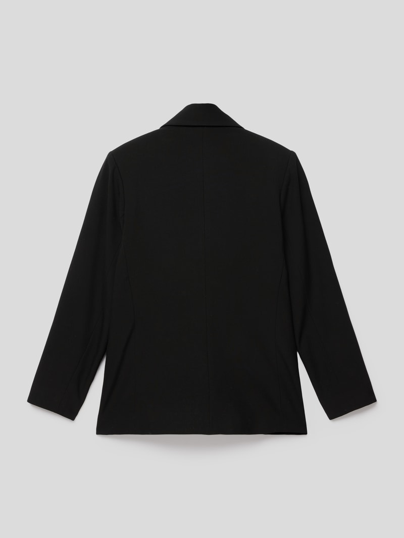 Blazer mit doppelreihiger Knopfleiste in schwarz
