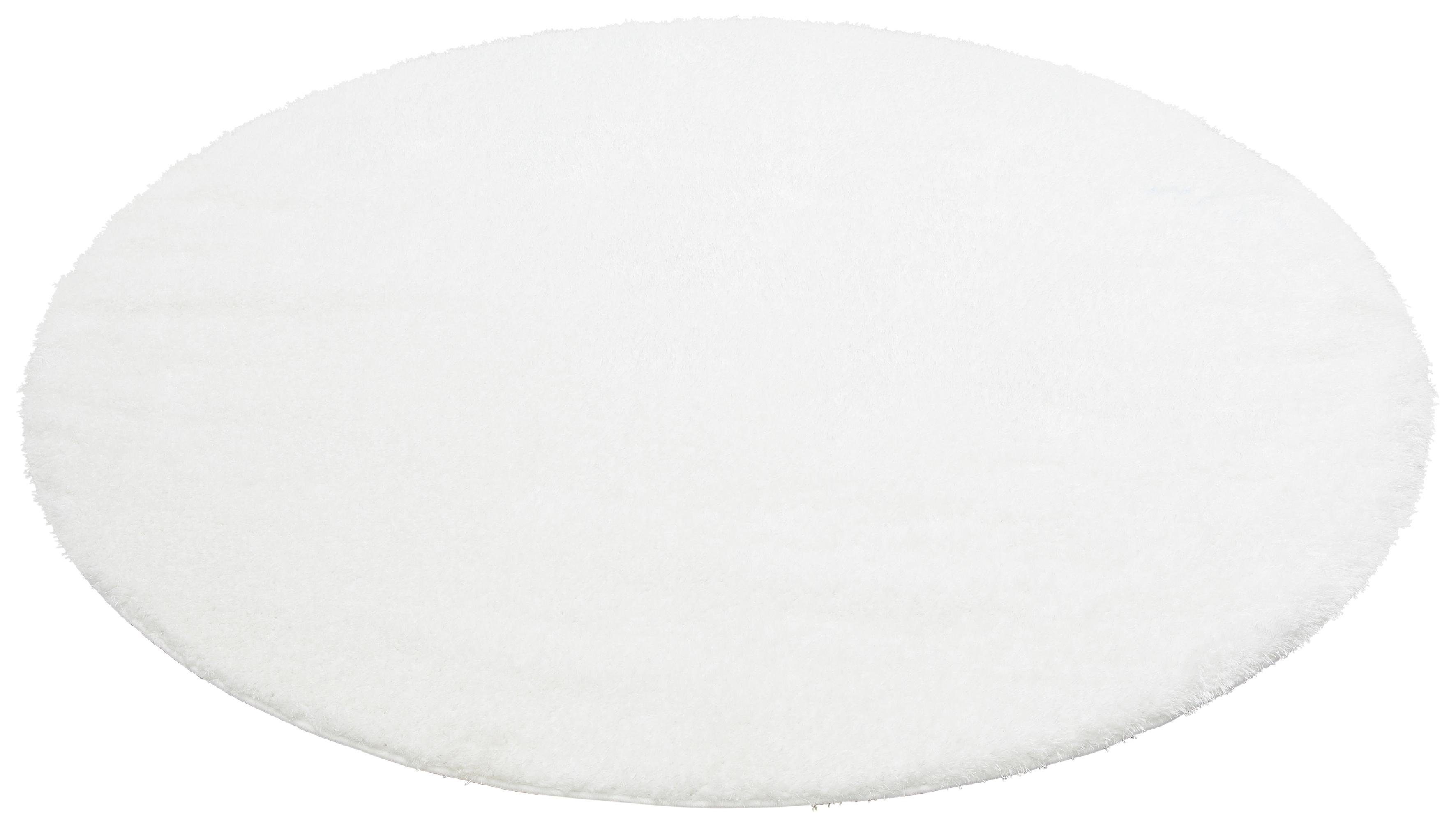 Hochflor-Teppich Malin, Home affaire, rund, Höhe: 43 mm, Uni-Farben, leicht glänzend, besonders flauschig durch Mikrofaser