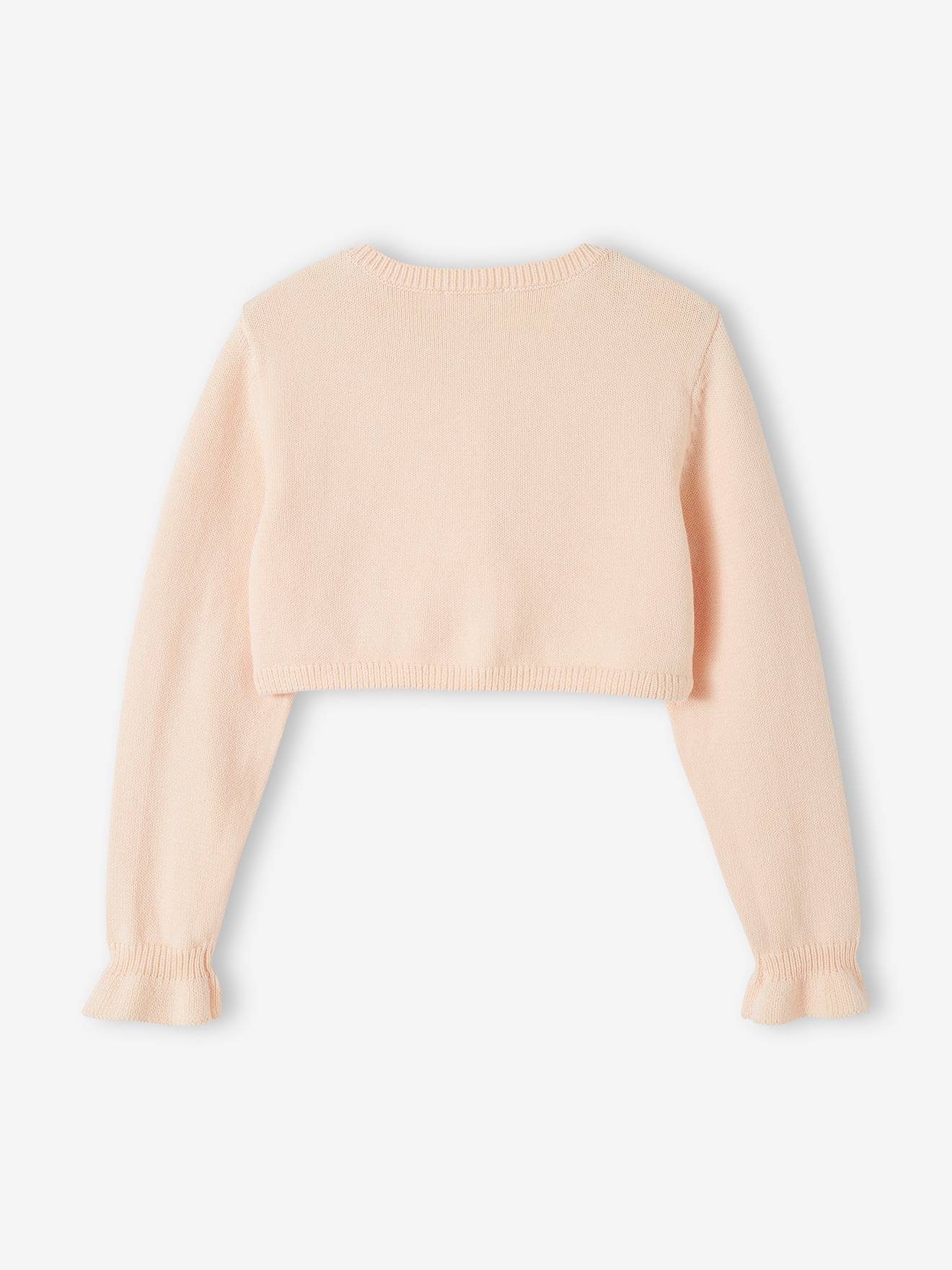Vertbaudet Mädchen Bolero Oeko-Tex - blau chambray