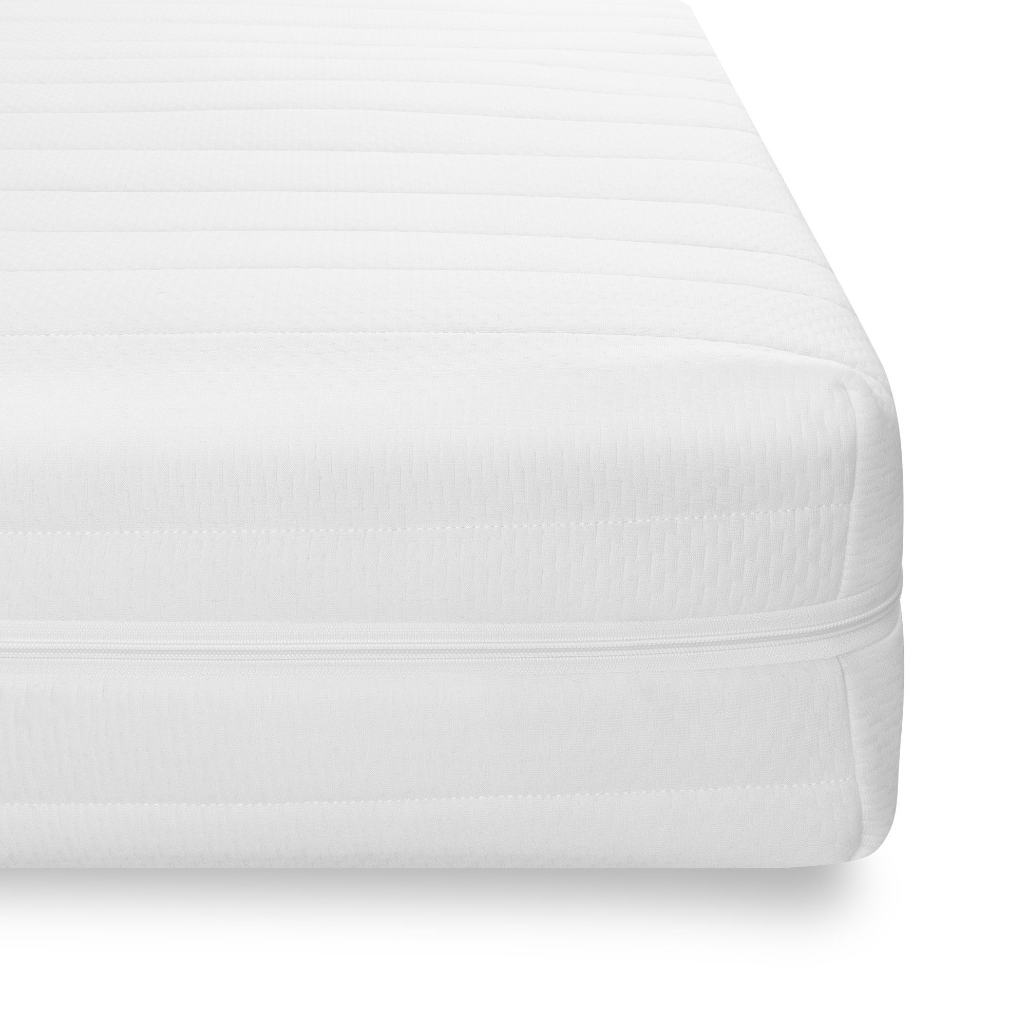Kaltschaummatratze Komfortmatratze – Atmungsaktive 7 Zonen Matratze H3 H2, Sleepneo, 15 cm hoch, Wendematratze mit 2 unterschiedlichen Liegehärten