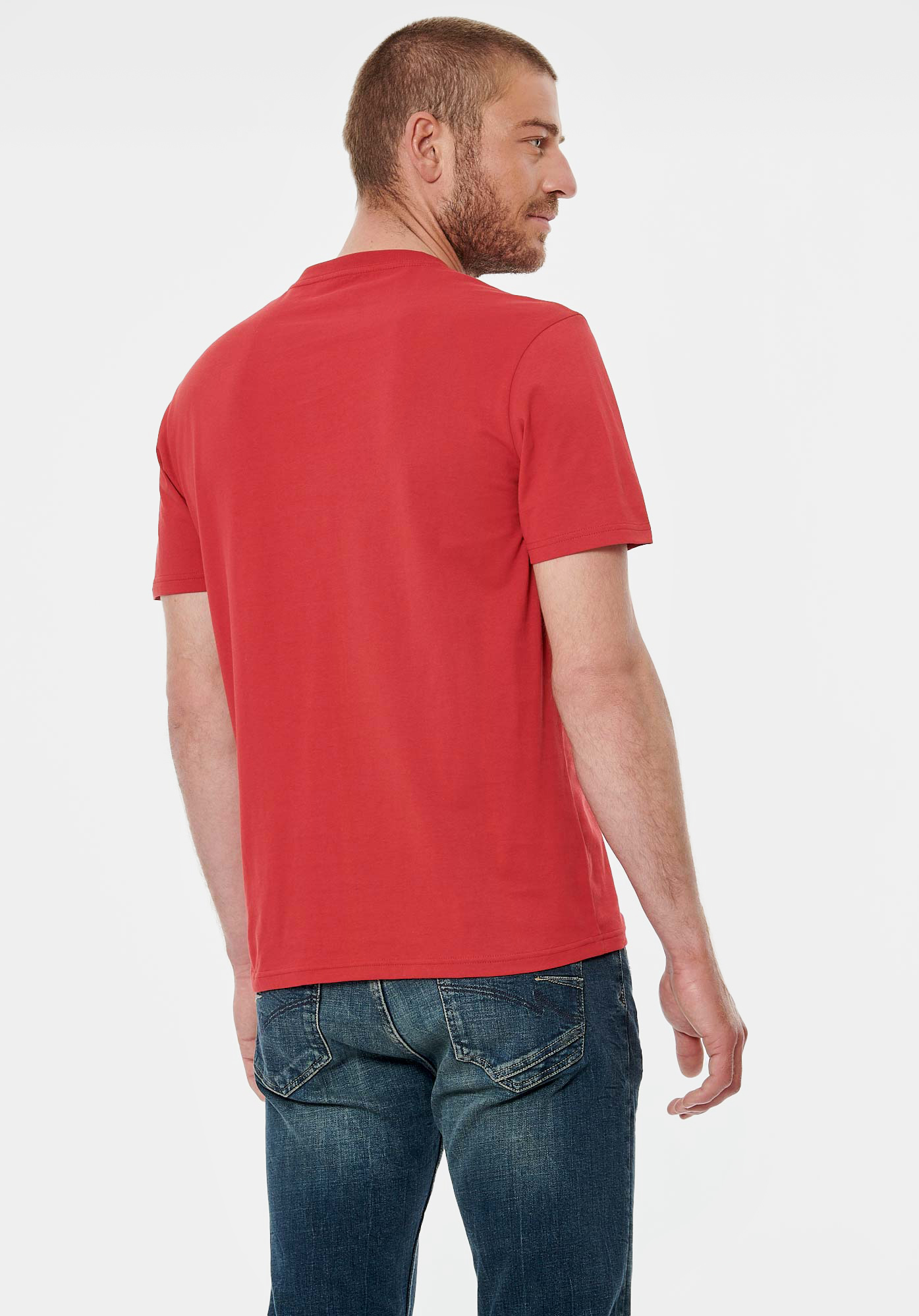SETER  T-shirt rouge homme 100% coton bio