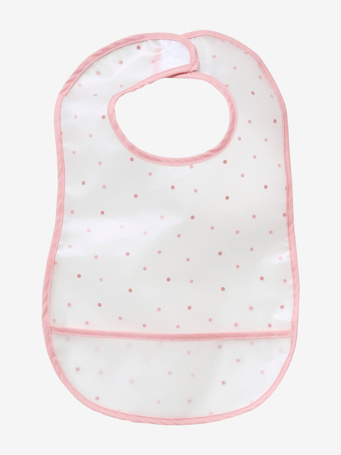 Lot de 3 bavoirs plastifiés avec récupérateur assortis ours
