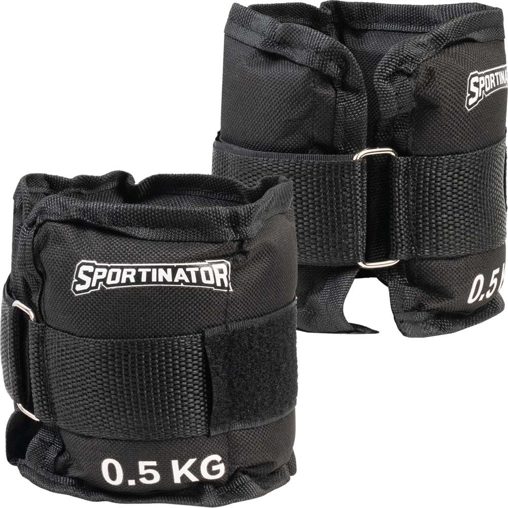 SPORTINATOR Arm- & Bein-Gewichtsmanschetten 0,5 kg 2 Stück