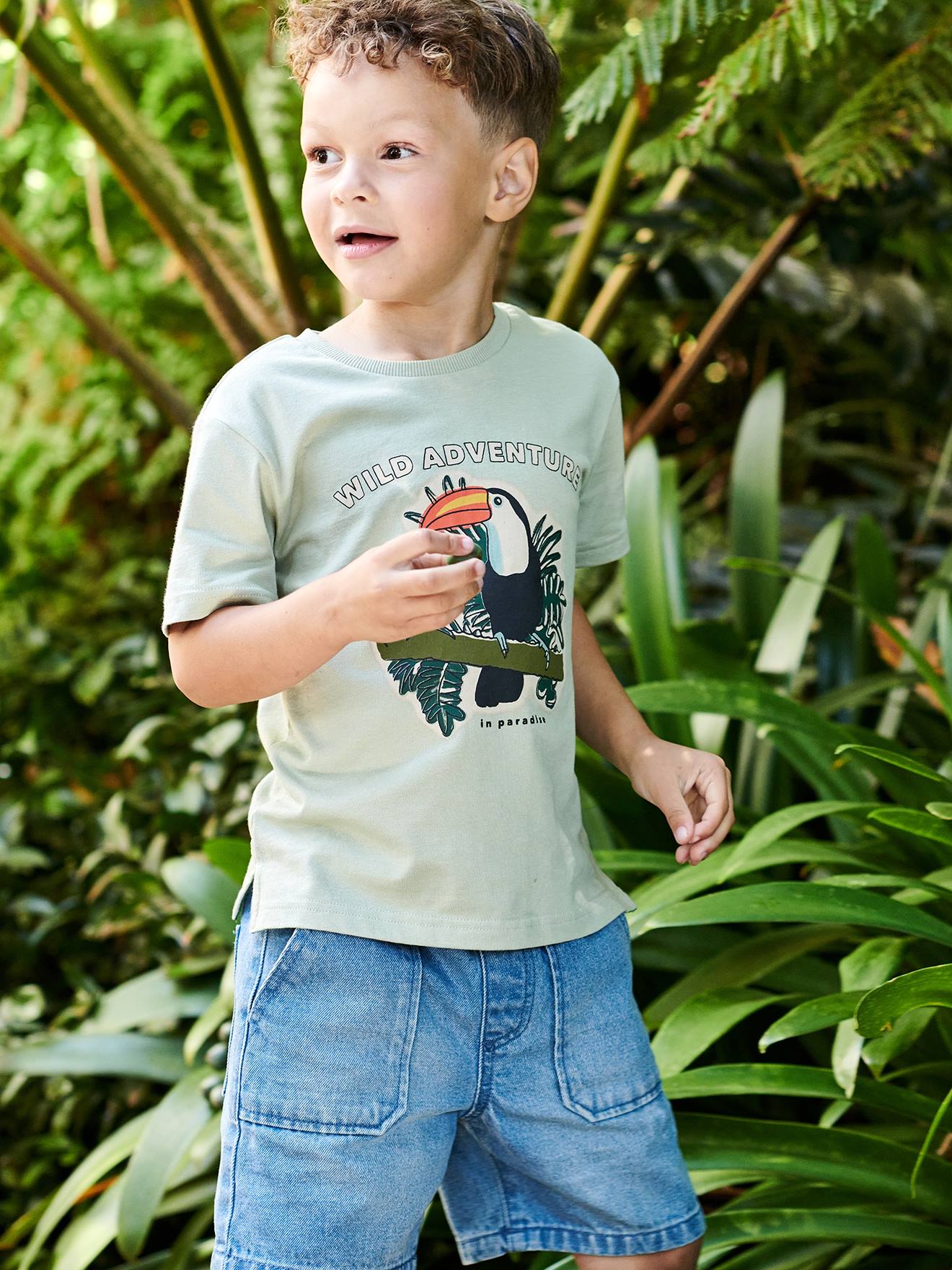 Vertbaudet Jungen T-Shirt - grün