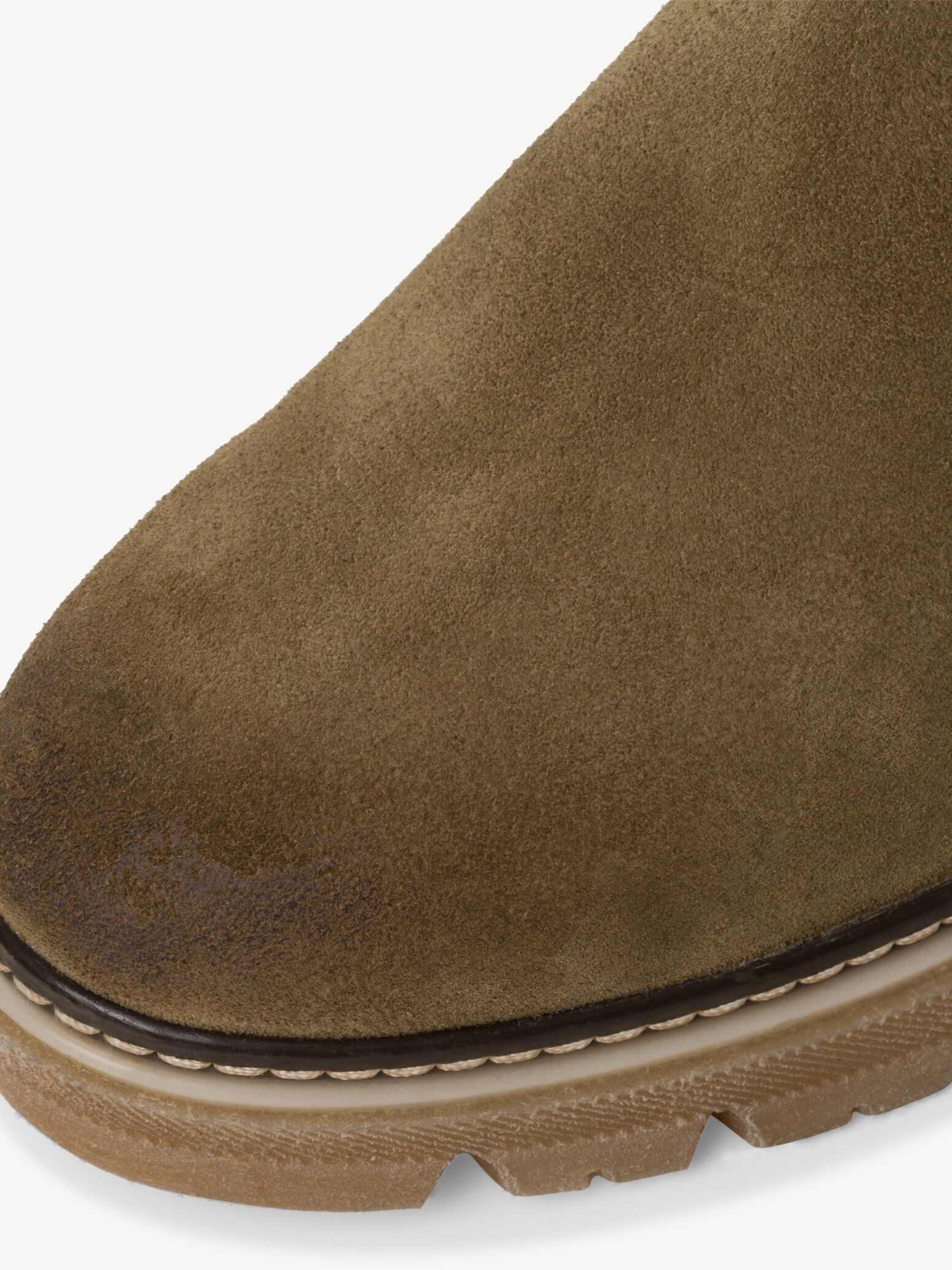 Bottine Chelsea en cuir - vert