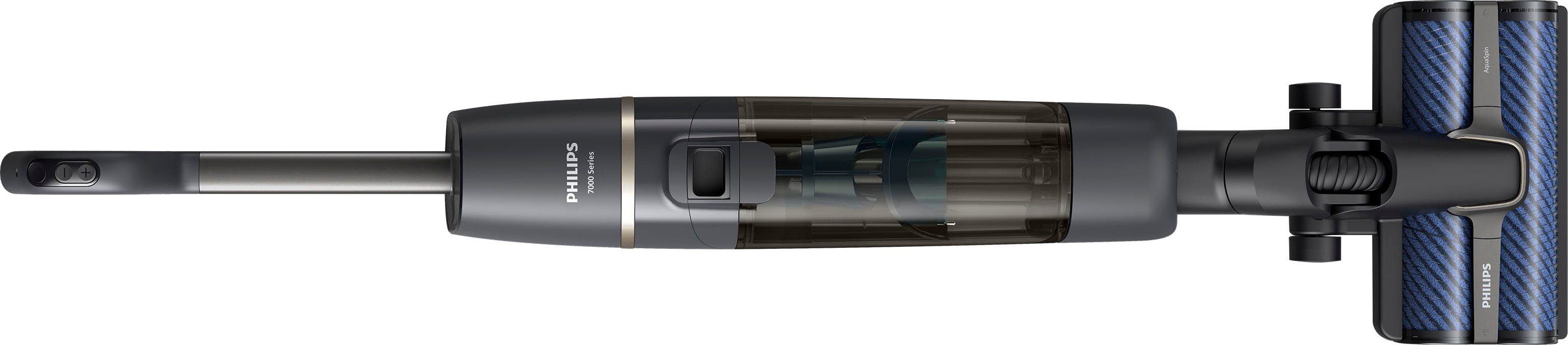 Philips Nass-Trocken-Akkusauger AquaTrio Cordless 7000 Series, Saugen und Wischen in einem Zug, beutellos, XW7110/01
