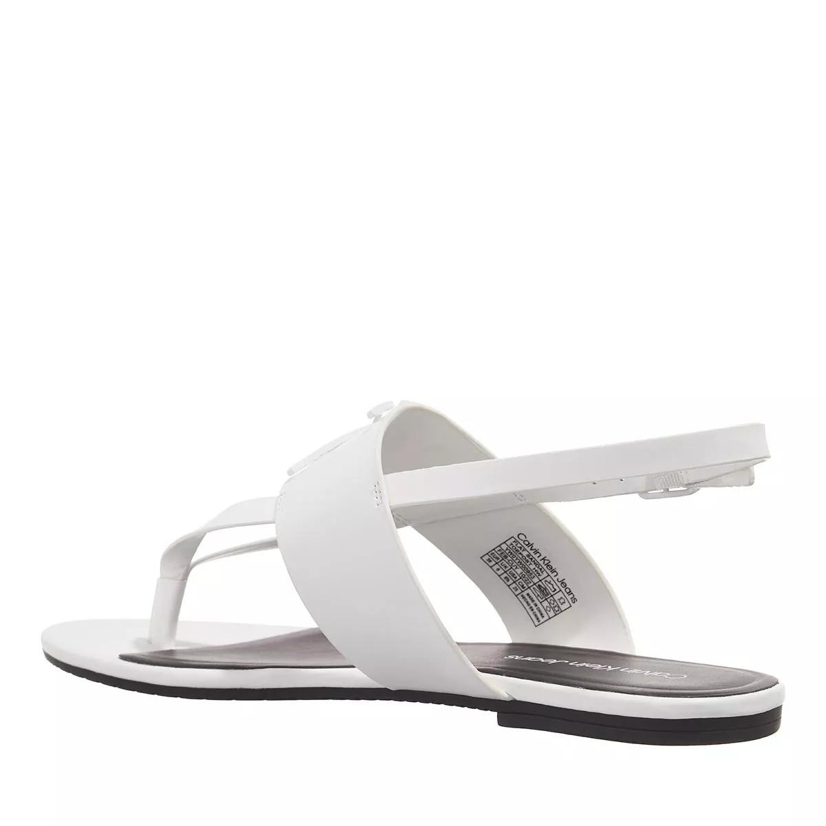 CALVIN KLEIN Zehentrenner weiss Sandale
