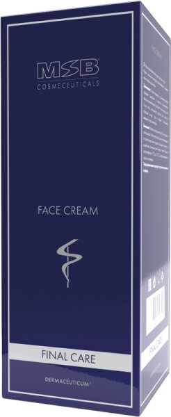 MSB Cosmeceuticals Final Care Face Cream Gesichtscreme
