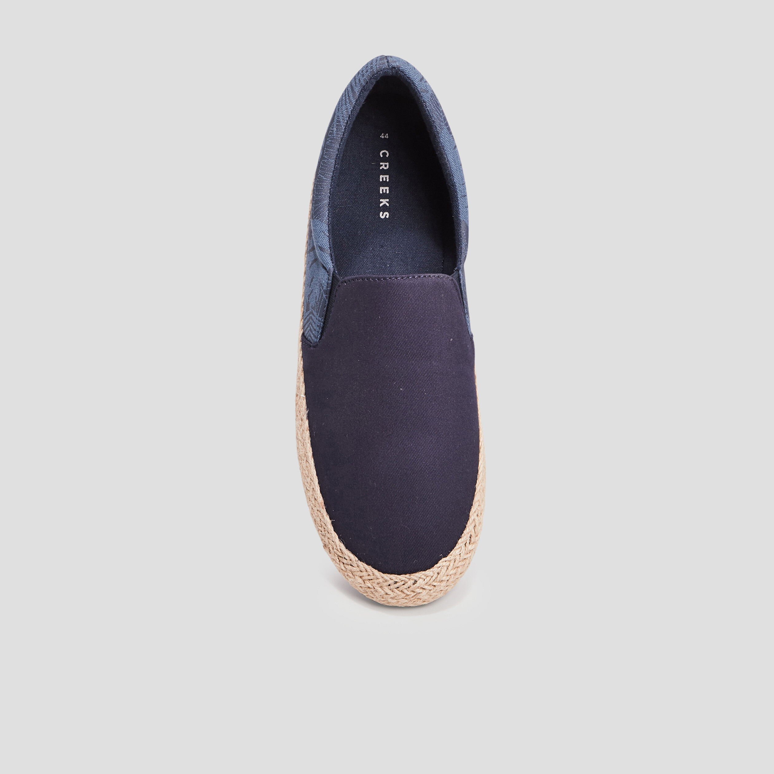 Loafers en toile Creeks bleu marine homme | La Halle