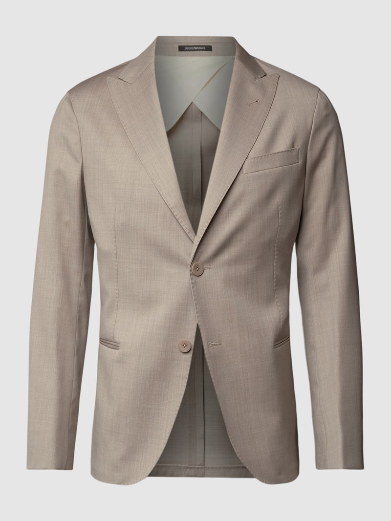 Anzug mit Strukturmuster in beige