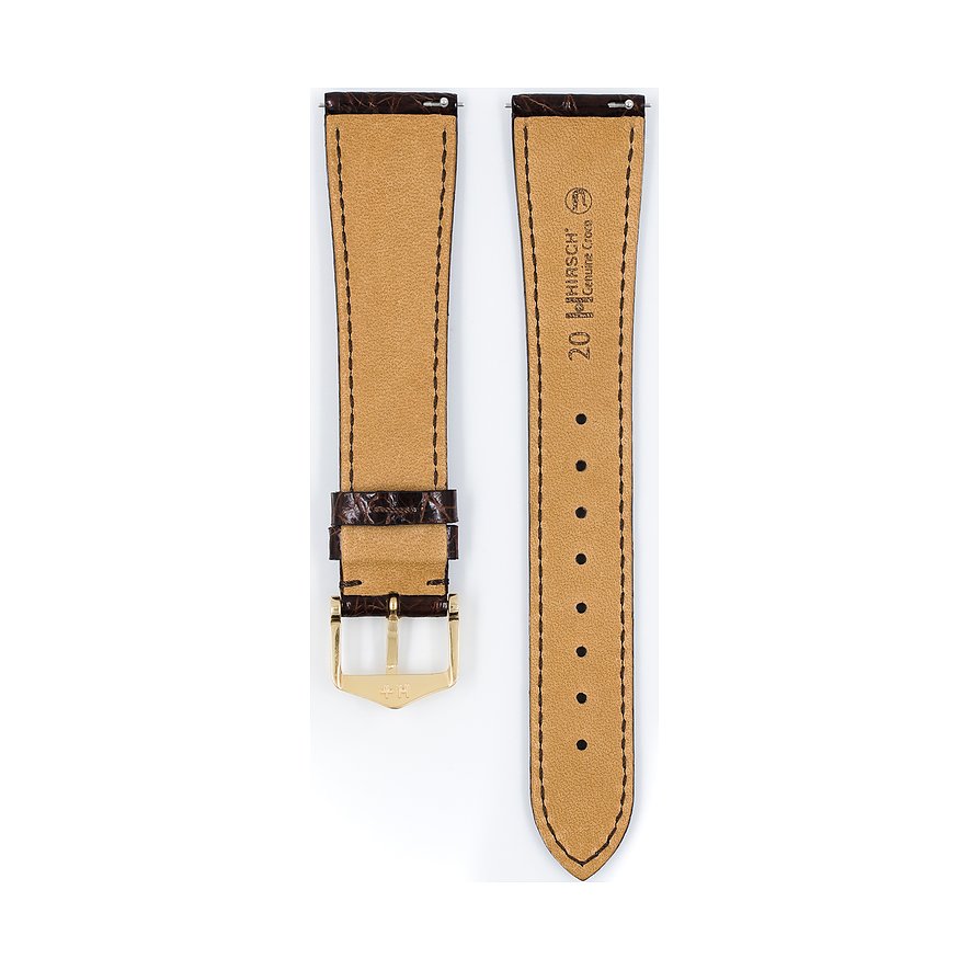 Hirsch Lederband Genuine Croco